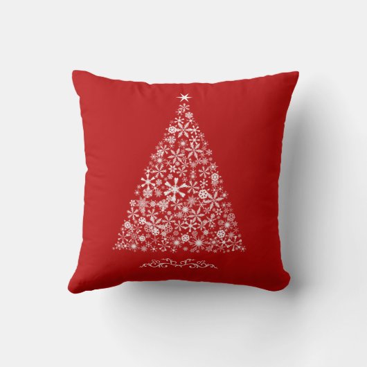 Snowflake-boom Kussen (Achterkant)