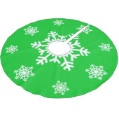 Snowflake boomrok kerstboom rok (Gekanteld)