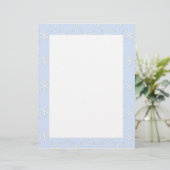 Snowflake Border Letterhead (Staand voorkant)