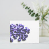 Snowflake Briefkaart (Staand voorkant)