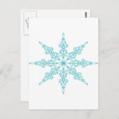 SNOWFLAKE BRIEFKAART (Voorkant / Achterkant)