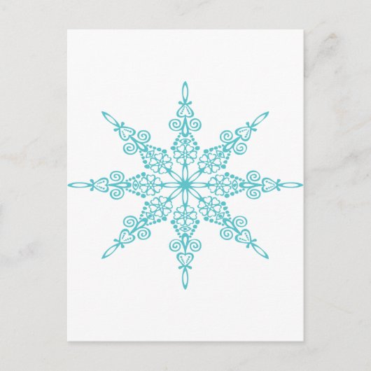 SNOWFLAKE BRIEFKAART (Voorkant)