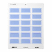 Snowflake Bruiloft Mailing Adres Etiket (Full Sheet)