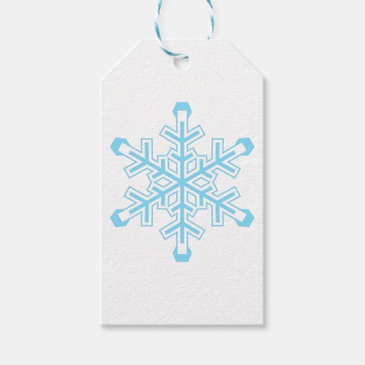 Snowflake Cadeaulabel (Voorkant)