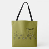  Snowflake Canvas Tas (Voorkant)