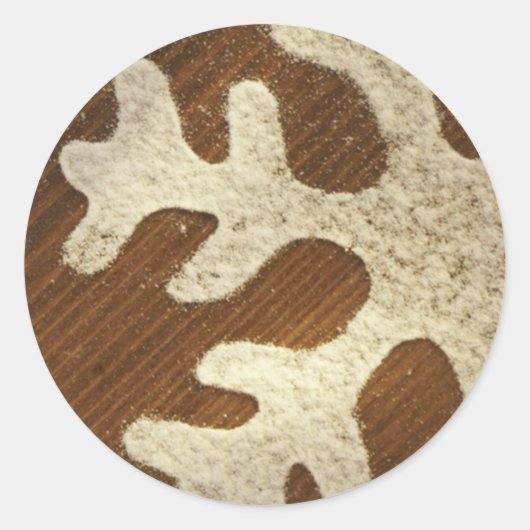 Snowflake Cartes de voeux et Stickers (Devant)