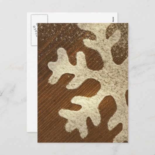 Snowflake Cartes de voeux et Stickers (Devant / Derrière)