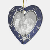 Snowflake Charm Lijst Keramisch Ornament (Links)