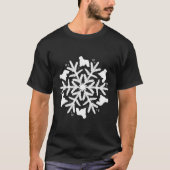 Snowflake Christmas Komondor T-shirt (Voorkant)