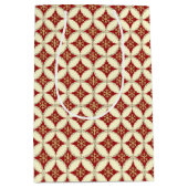 Snowflake Circles-1-GIFT BAG M Medium Cadeauzakje (Voorkant)