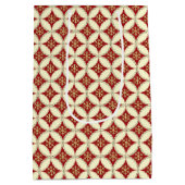 Snowflake Circles-1-GIFT BAG M Medium Cadeauzakje (Achterkant)