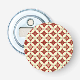 Snowflake Circles-1 RONDE FLESOPENER Button Flesopener