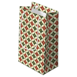 Snowflake Circles-2-GIFT BAG S Klein Cadeauzakje