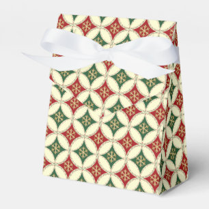 Snowflake Circles-3-PARTIJ FAVOR BOX, tent Bedankdoosjes