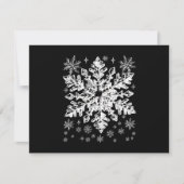 Snowflake Costume Winter Christmas Matching Mens W Kaart (Voorkant)