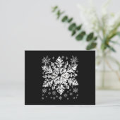 Snowflake Costume Winter Christmas Matching Mens W Kaart (Staand voorkant)