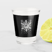 Snowflake Costume Winter Christmas Matching Mens W Shot Glas (Voorkant)