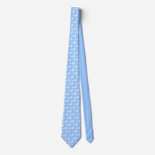 Snowflake Cravates Festive Noël Neckties (Devant)