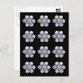 Snowflake Crystal Photos Briefkaart (Voorkant / Achterkant)