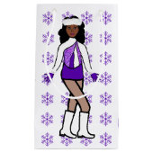 Snowflake Dancer Purple Petite Sac Cadeau (Devant)