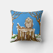 Snowflake de Owl Kussen (Achterkant)
