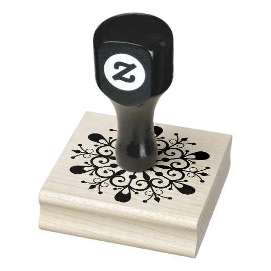 Snowflake Design Wood Art Stempel (Stempel)