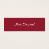 Snowflake Edge Holiday Gift Kaart (Achterkant)