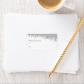 Snowflake Edge Holiday Gift Label (Insitu)