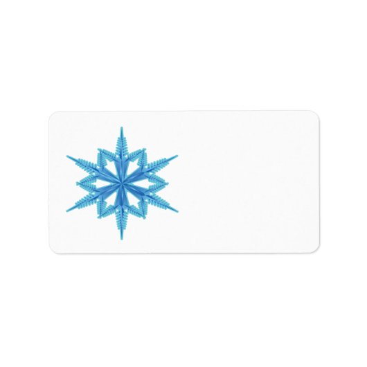 Snowflake Etiket (Voorkant)