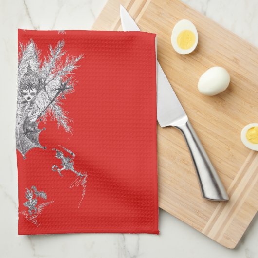 Snowflake Fairy Cuisine Serviette (Quart Plié)