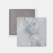 Snowflake Fairy Magnet Magneet (Voorkant / Achterkant)