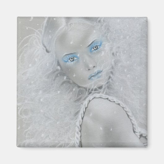 Snowflake Fairy Magnet Magneet (Voorkant)