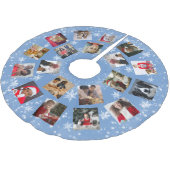 Snowflake Family Foto Collage Kerstmis Kerstboom Rok (Gekanteld)