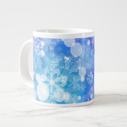 Snowflake Fantasy Extra Grote Mok (Voorkant links)