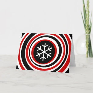 Snowflake Feestdagen Kaart