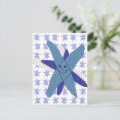 Snowflake Feestdagenkaart (Staand voorkant)