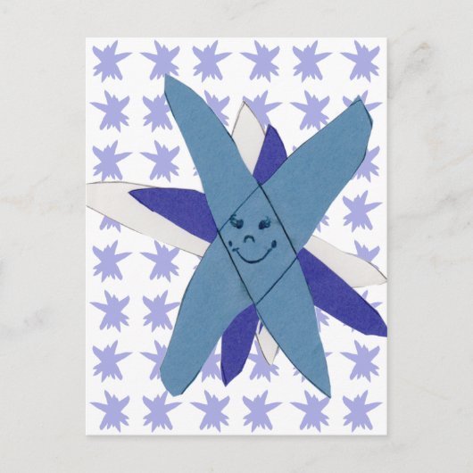 Snowflake Feestdagenkaart (Voorkant)