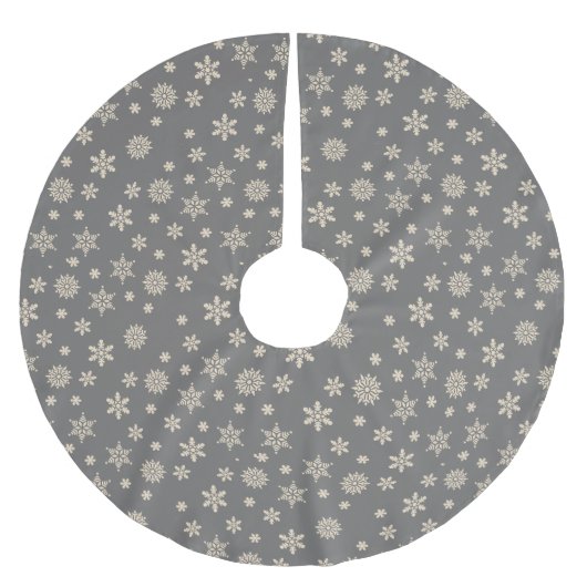 Snowflake feestelijke kerst kerstboom rok (Voorkant)