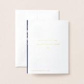 Snowflake Folie Kaarten (Met envelop)