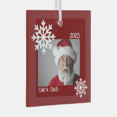 Snowflake Foto Ornament (Voorkant Rechts)