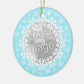Snowflake Foto Ornament (Links)