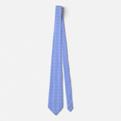 Snowflake Fractal Blue - Necktie Stropdas (Voorkant)