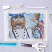 Snowflake Framed Nutkraker Kiss Tissuepapier (Craft)