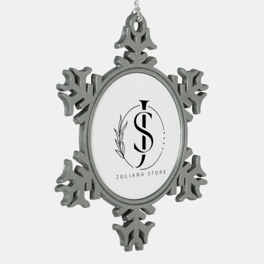 Snowflake Framed Ornament (Links)