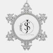 Snowflake Framed Ornament (Voorkant)