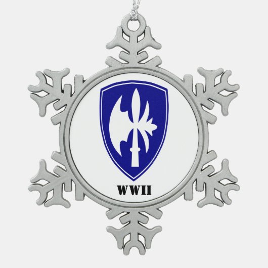 Snowflake Framed Ornament (Voorkant)