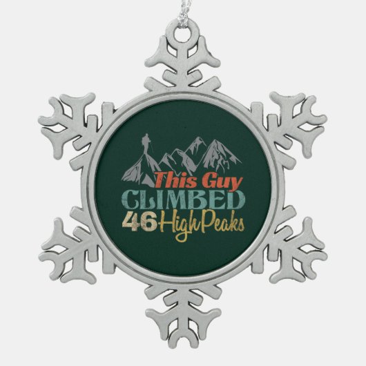 Snowflake Framed Ornament (Voorkant)