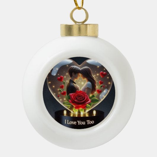 Snowflake Framed Ornament (Voorkant)