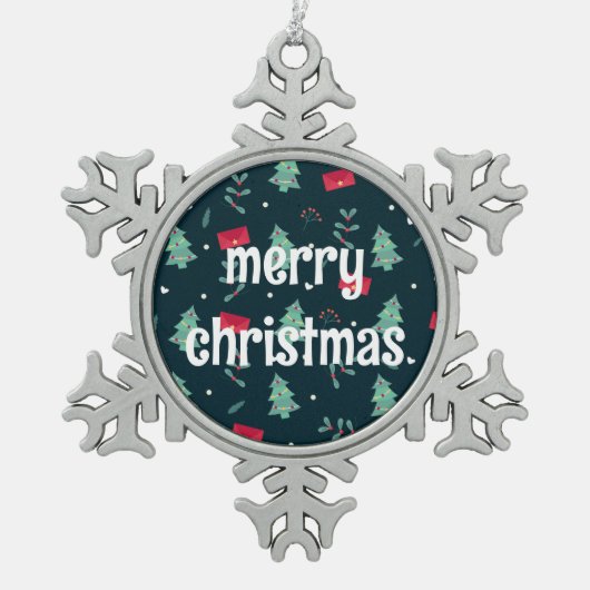 Snowflake Framed Ornament (Voorkant)