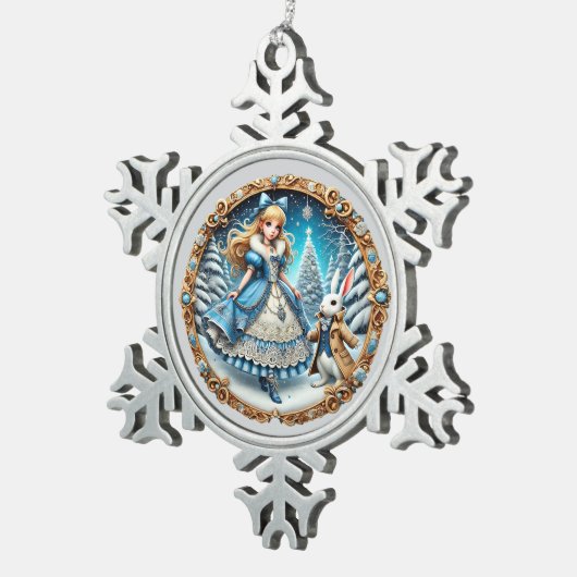 Snowflake Framed Ornament (Rechts)